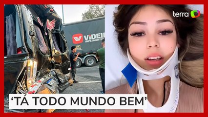 Melody sofre acidente a caminho de show no Rio de Janeiro