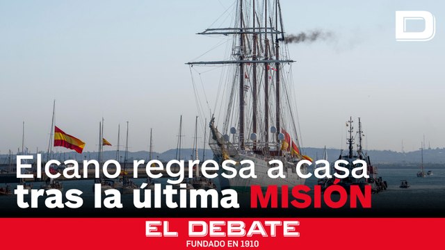 Elcano ya está en Cádiz a la espera de que la Princesa Leonor embarque para la próxima vuelta al mundo