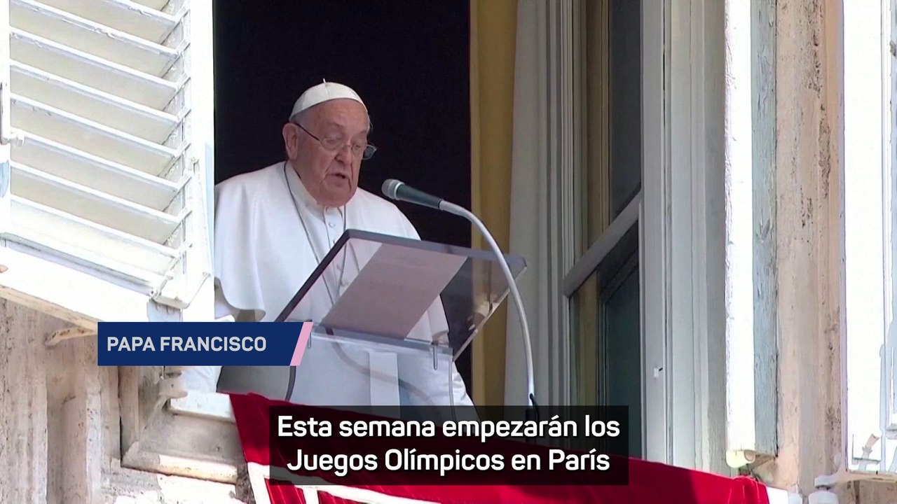 El Papa espera que las Olimpiadas establezcan treguas en las guerras de todo el mundo