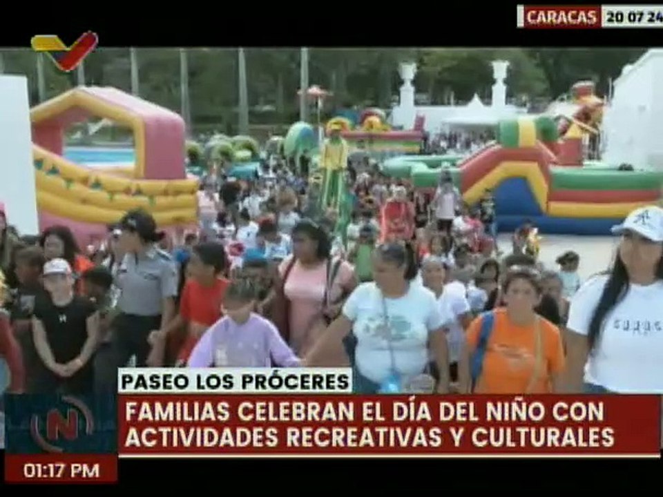 Fundación para los Niños, Niñas y Adolescentes celebró el Día del Niño en el Paseo Los Próceres de Caracas