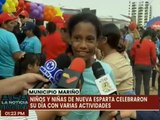 Niños y niñas del edo. Nueva Esparta festejaron su día con actividades recreativas y de esparcimiento