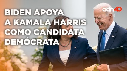 ¡Última Hora! Joe Biden brinda todo su apoyo para que Kamala Harris sea la candidata demócrata