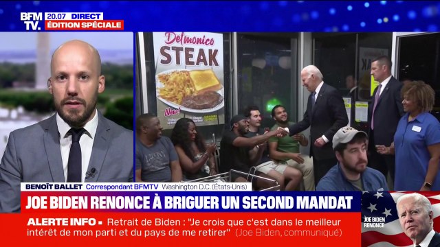 Joe Biden renonce à briguer un second mandat: le président sortant des États-Unis s'exprimera dans la semaine