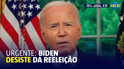 Joe Biden surpreende e desiste da reeleição em 2024