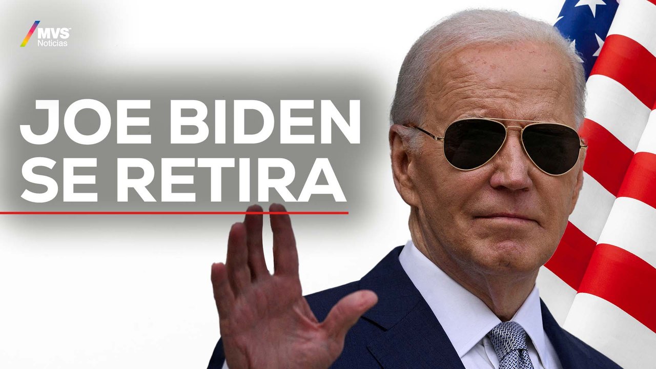 JOE BIDEN decide RETIRARSE de la CONTIENDA PRESIDENCIAL EN EU