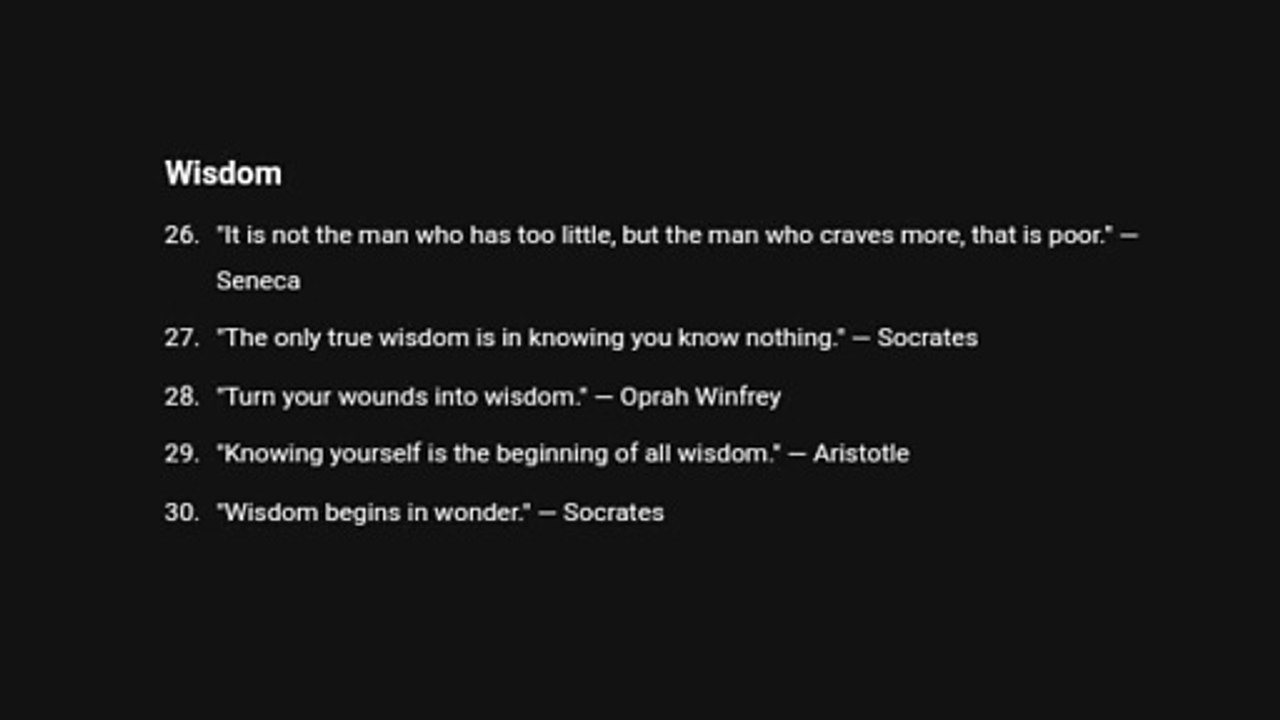 Qoutation on wisdom