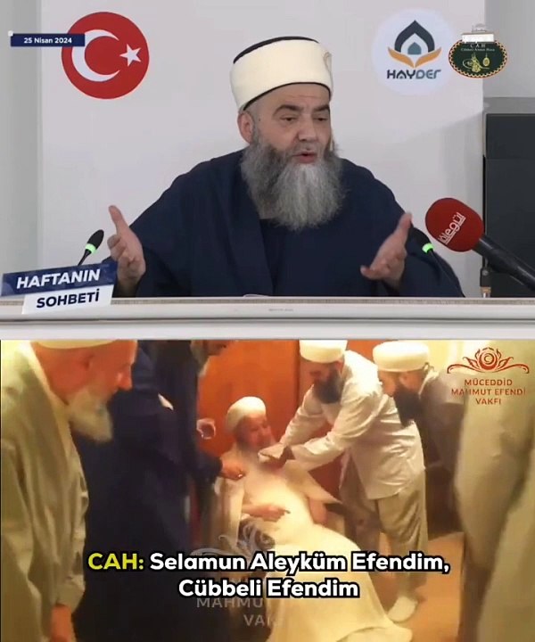 Cübbeli Hoca Mahmud Efendiden izinli