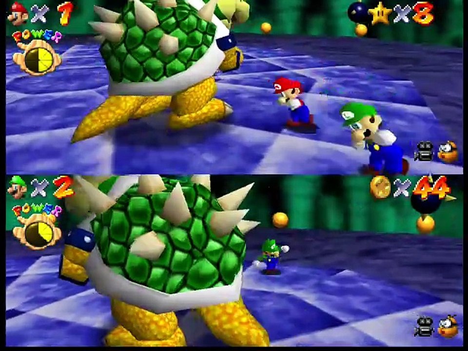 Super Mario 64 Splitscreen Multiplayer online multiplayer - n64