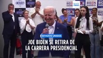 Biden se retira de la carrera presidencial de Estados Unidos ¿qué pasará a partir de ahora?