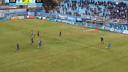 El gol de Carrasco para el triunfo de Gimnasia y Tiro frente a Defensores Unidos de Zárate