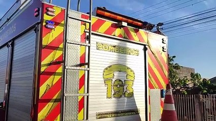 Corpo de Bombeiros é mobilizado após curto-circuito em residência no Cascavel Velho