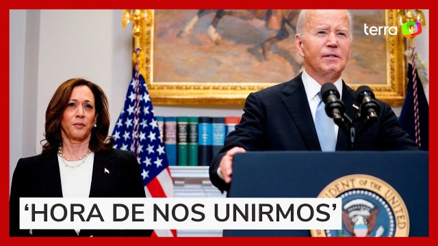 Biden endossa nome de Kamala Harris como candidata do partido Democrata