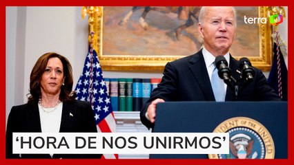 Biden endossa nome de Kamala Harris como candidata do partido Democrata