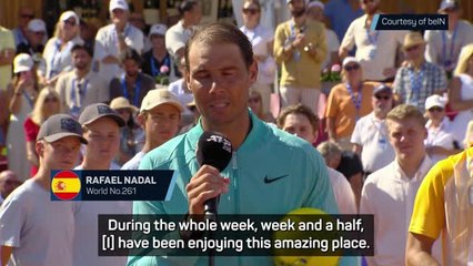 Nadal proud of Bastad performance despite final defeat