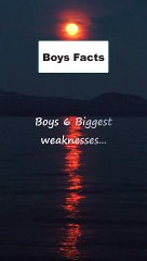 Boys 6 biggest weaknesses... | Boys Facts #shorts #viralvideos