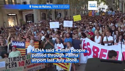 Thousands in Mallorca demand 'less tourism, more life' in pushback against overtourism
