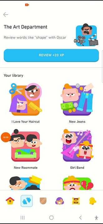 Duolingo Lessons Arabic, Chinese, English, French, Russian, Spanish Part 1