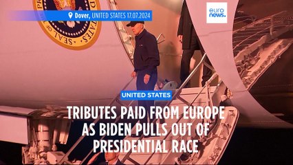 Tributes from Europe as Biden announces withdrawal from presidential race