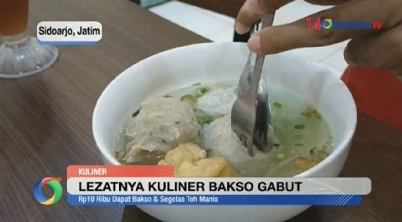 Lezatnya Kuliner Bakso Gabut di Sidoarjo Jawa Timur