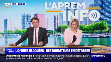 Barrières et QR Code pour les JO : La colère des commerçants et des restaurateurs parisiens dont les chiffres d'affaire sont en chute libre, parfois jusqu'à -70% !