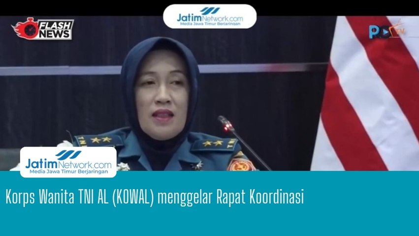 Korps Wanita TNI AL (KOWAL) menggelar Rapat Koordinasi