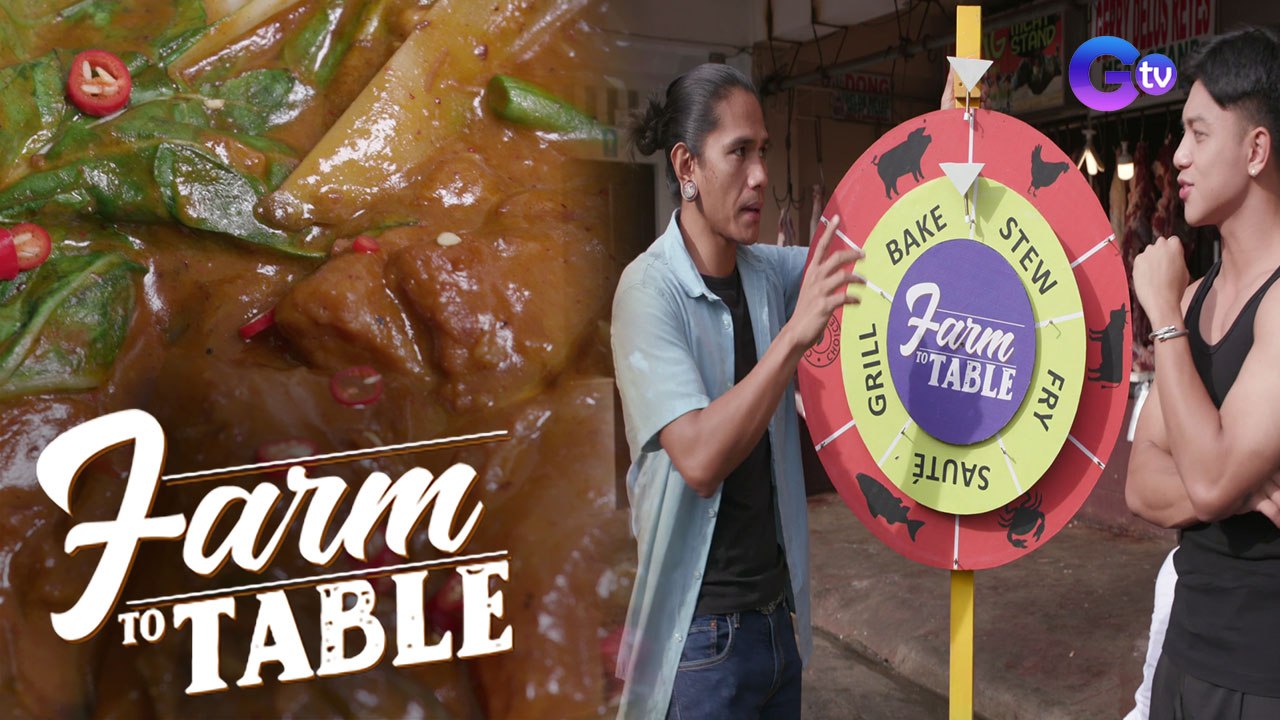 Chef JR Royol prepares Spicy Kare Kare for Royce Cabrera! | Farm To Table