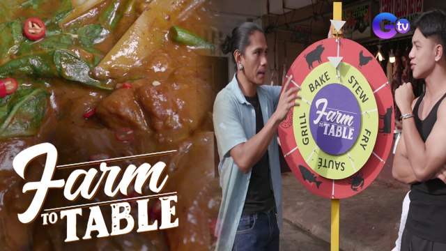 Chef JR Royol prepares Spicy Kare Kare for Royce Cabrera! | Farm To Table