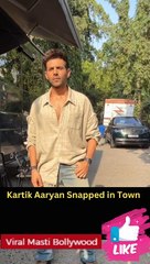 Kartik Aaryan Snapped in Town