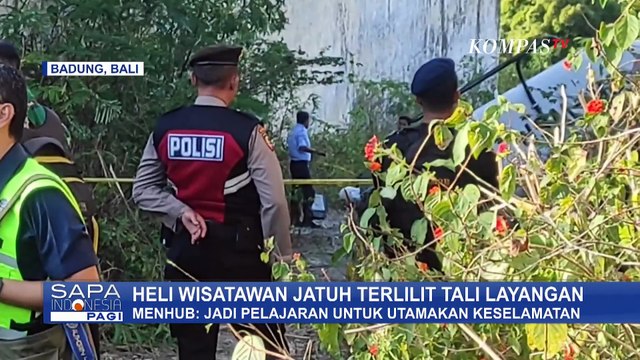 Badan Helikopter Wisata Jatuh di Bali Dipindahkan, KNKT: Tak Ada Black Box
