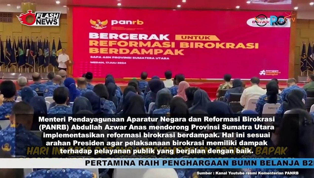 MenpanRB Dukung Provinsi Sumatra Utara Implementasikan Birokrasi Berdampak