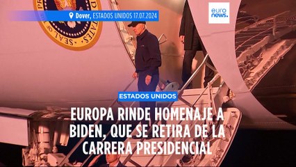 Los líderes políticos europeos homenajean a Biden tras salir de la carrera presidencial de EE.UU.