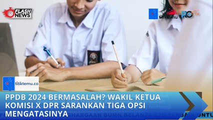 PPDB 2024 Bermasalah? Wakil Ketua Komisi X DPR Sarankan Tiga Opsi Mengatasinya