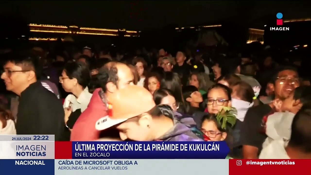 Pirámide de Kukulcán en el Zócalo CDMX: Hoy, último día de la presentación