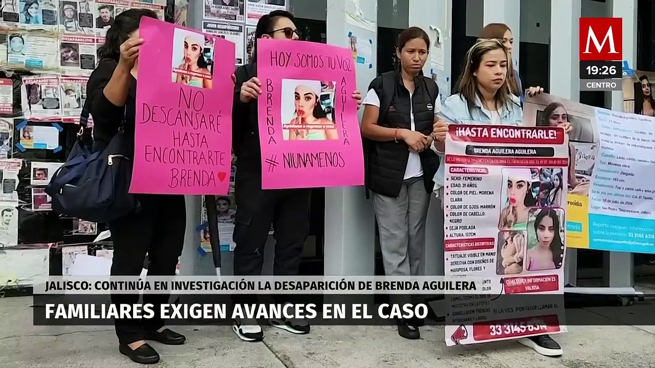 Familiares y amigos exigen a las autoridades de Jalisco avances en el caso de una joven desaparecida