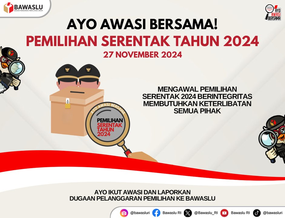Bawaslu Tolak Politik Uang