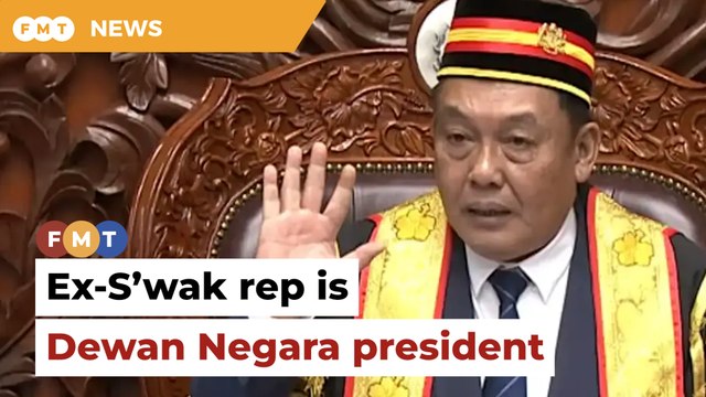 Ex-Nangka rep sworn in as Dewan Negara president