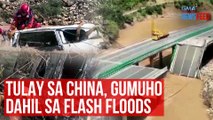 Tulay sa China, gumuho dahil sa flash floods | GMA Integrated Newsfeed