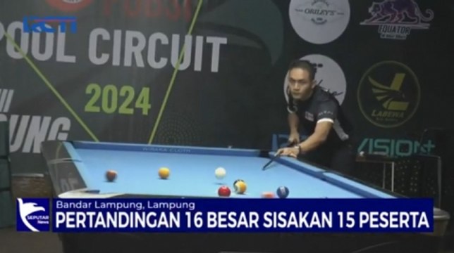 POBSI Pool Circuit Seri III Lampung, Puluhan Atlet Perebutkan 200 Poin