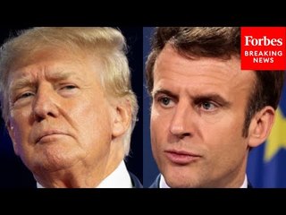 'Donald You Cannot Do This': Trump Impersonates French President Macron During Tariff Story