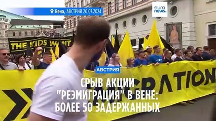 В Вене после столкновений в ходе акции ультраправых задержаны более 50 человек