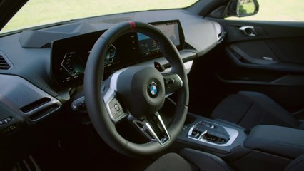The new BMW M135 xDrive Interior Design in Alpine White