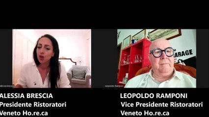 Alessia Brescia e Leopoldo Ramponi-La crisi della ristorazione e non solo