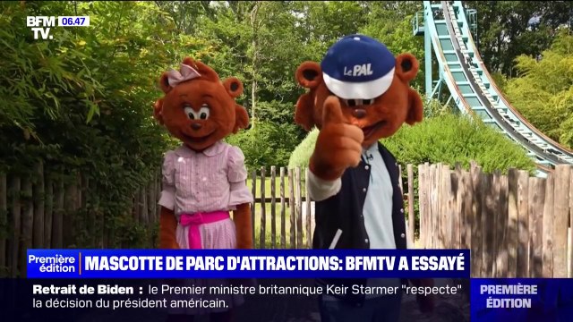 Métiers insolites de l'été: dans la peau d'une mascotte de parc d'attractions