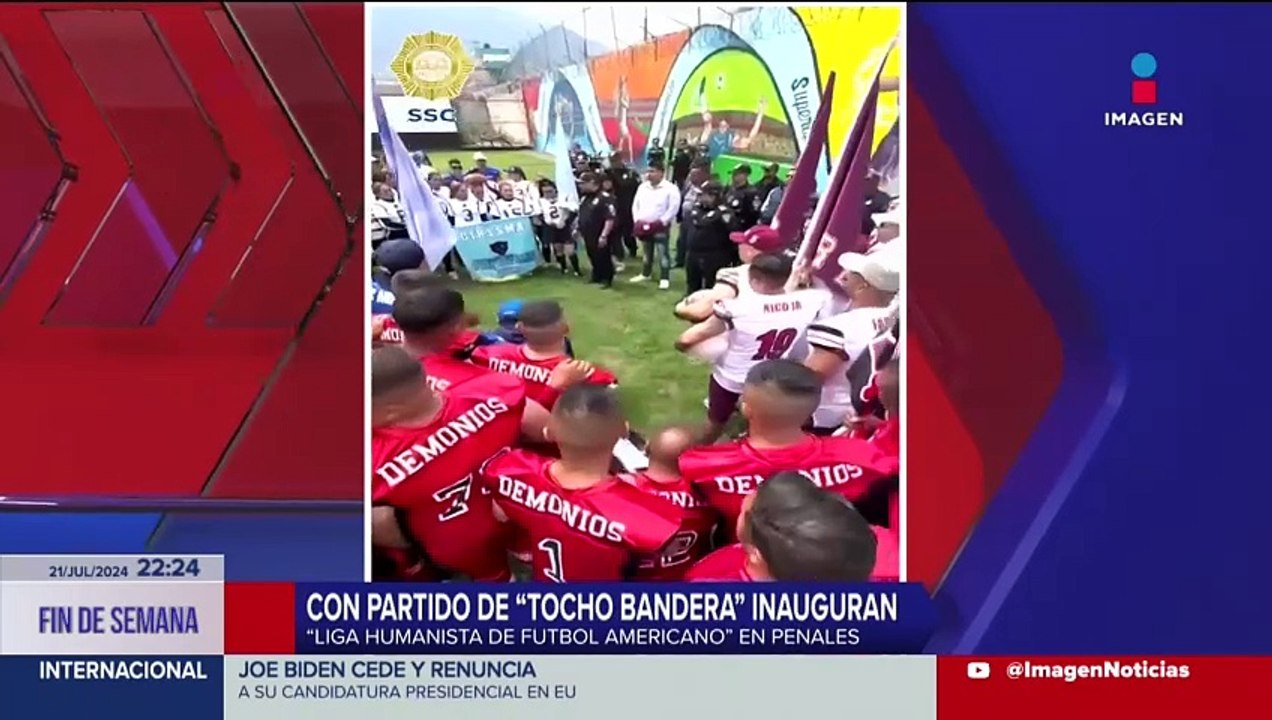 Inauguran la Liga Humanista de Futbol Americano en centros penitenciarios de la CDMX