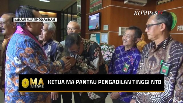 Momen Hangat Ketua Mahkamah Agung Pantau Pengadilan Tinggi NTB - MA NEWS