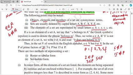 Sets Theory Basics for Class 11 📚