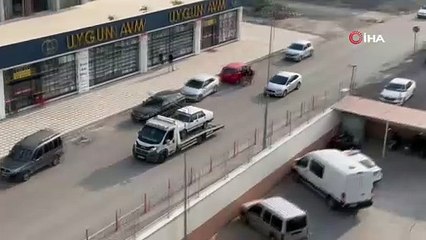 Çekiciyle taşınan otomobilin bagajında 8 kilo 865 gram uyuşturucu ele geçirildi