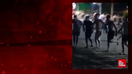 Mersin'de bir grup, halay çekerken terörist başı Öcalan sloganları attı