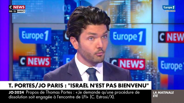 JO - Après les propos de l'Insoumis Thomas Portes, la colère de Manuel Bompard : La campagne de haine qui s'abat sur lui est inacceptable!