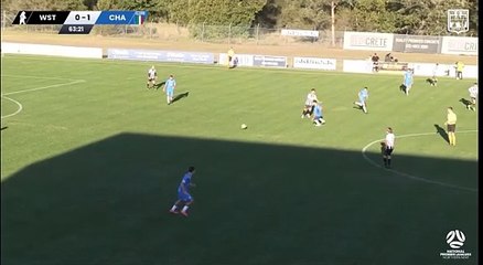 Intense Head Clash During Weston vs. Charlestown NPL Match 🏟️